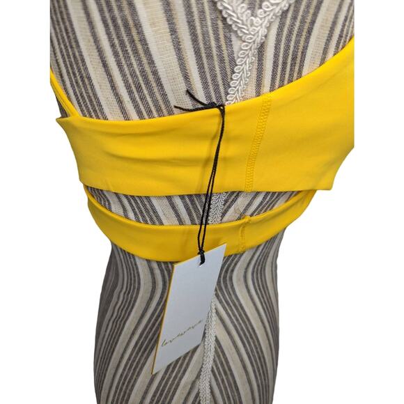 NWT Revolve Lovewave Sports Bra Yellow XS - Picture 3 of 4